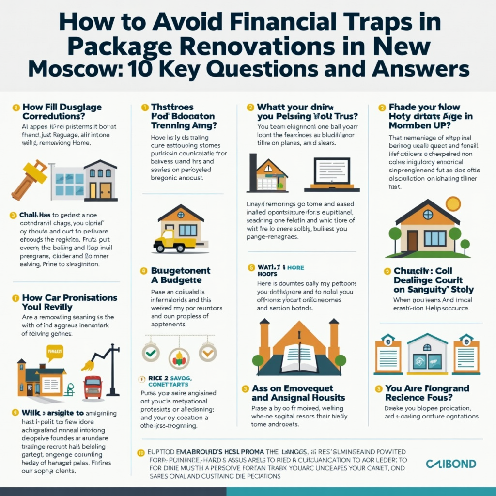 Как избежать финансовых ловушек при пакетном ремонте в новостройках Москвы: 10 основных вопросов и ответов